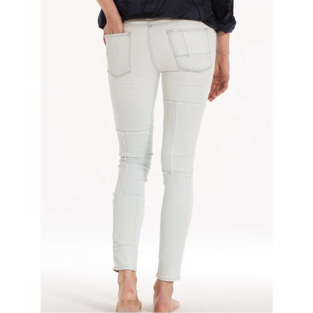 Frame Denim Patch Panel Patchwork Le Skinny De Je… - image 2